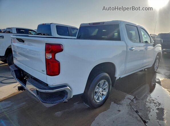 1GCPWCEDXMZ238885 2021 CHEVROLET SILVERADO Белый Задняя правая четверть