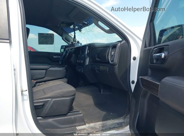 1GCPWCEDXNZ102936 2022 CHEVROLET SILVERADO Белый Вид салона спереди