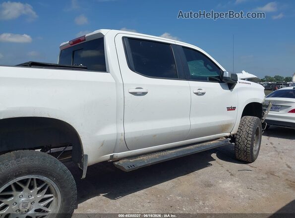 1GCPWCEDXNZ102936 2022 CHEVROLET SILVERADO Белый Вид задней части салона