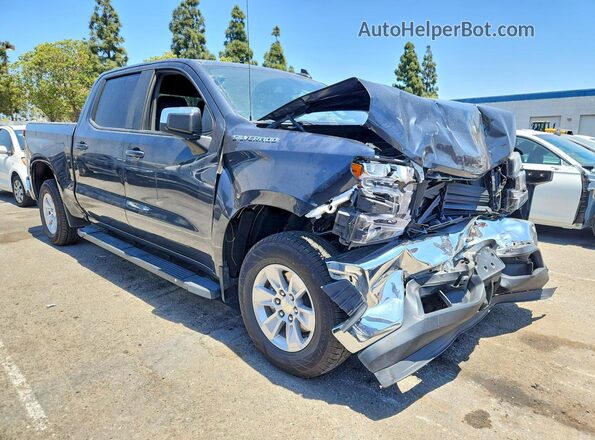 1GCPWCEK5NZ103524 2022 CHEVROLET SILVERADO Blue Передня права чверть