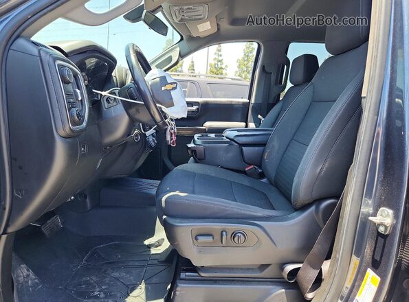 1GCPWCEK5NZ103524 2022 CHEVROLET SILVERADO Blue Вид салону спереду