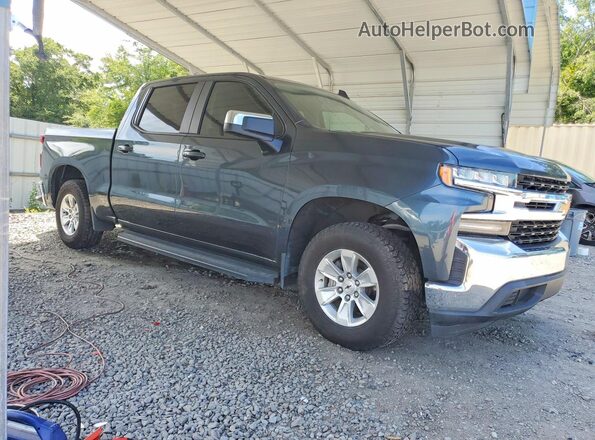 1GCPWCET2MZ385452 2021 CHEVROLET SILVERADO Угольный Передняя правая четверть