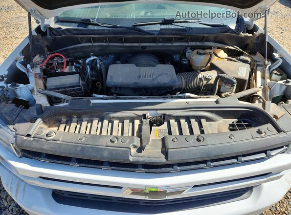 1GCPWDED3LZ130967 2020 CHEVROLET SILVERADO White Vista interior trasera
