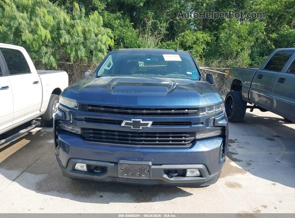 1GCPWDED6KZ204204 2019 CHEVROLET SILVERADO Blue ხელსაწყოთა პანელის ხედი