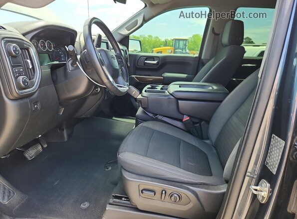 1GCPWDED9KZ184160 2019 CHEVROLET SILVERADO Blue Вид салону спереду