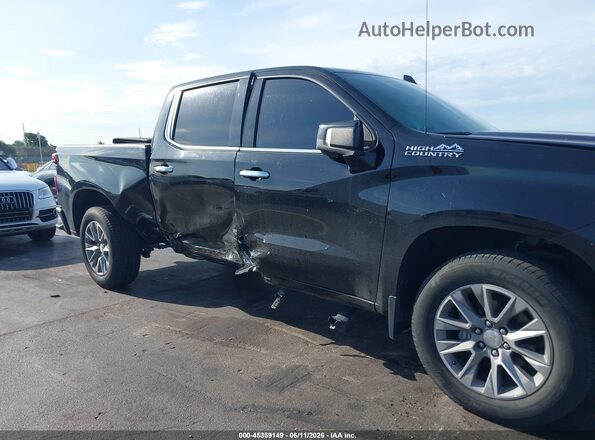 1GCPWFED6MZ286868 2021 CHEVROLET SILVERADO Black Vista frontal