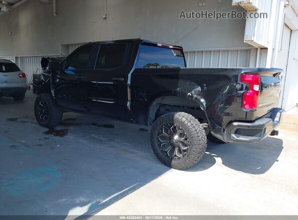 1GCPYBEH1LZ188948 2020 CHEVROLET SILVERADO Black უკანა მარცხენა