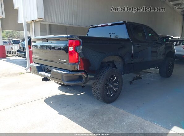 1GCPYBEH1LZ188948 2020 CHEVROLET SILVERADO Black უკანა მარჯვენა