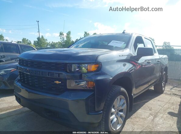 1GCPYBEK1LZ302202 2020 CHEVROLET SILVERADO Серый Передняя левая четверть