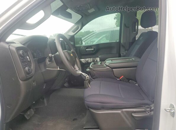 1GCPYBEK4MZ398151 2021 CHEVROLET SILVERADO White Vista interior delantera