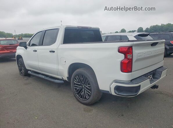 1GCPYBEK4MZ398151 2021 CHEVROLET SILVERADO White Trasero izquierdo