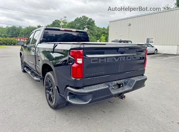 1GCPYBEK6MZ324018 2021 CHEVROLET SILVERADO Black Rear left
