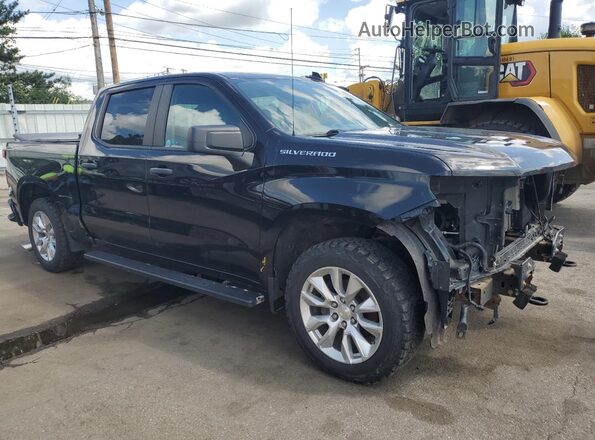 1GCPYBEK7LZ233838 2020 CHEVROLET 1500 Черный Передняя правая четверть