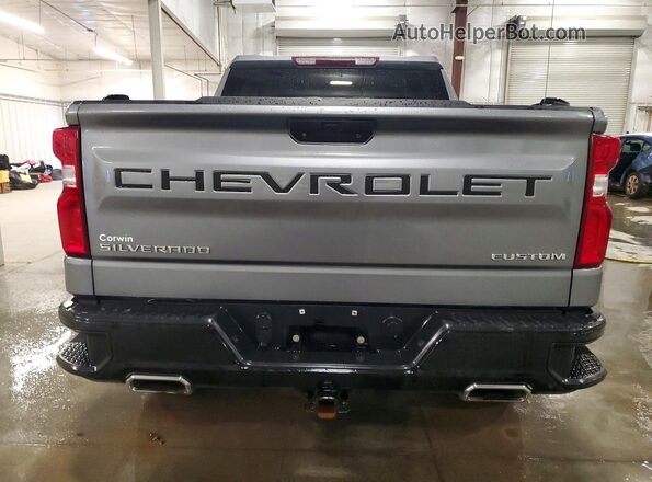 1GCPYCEF1MZ182783 2021 CHEVROLET SILVERADO Gray Հետևի տեսք