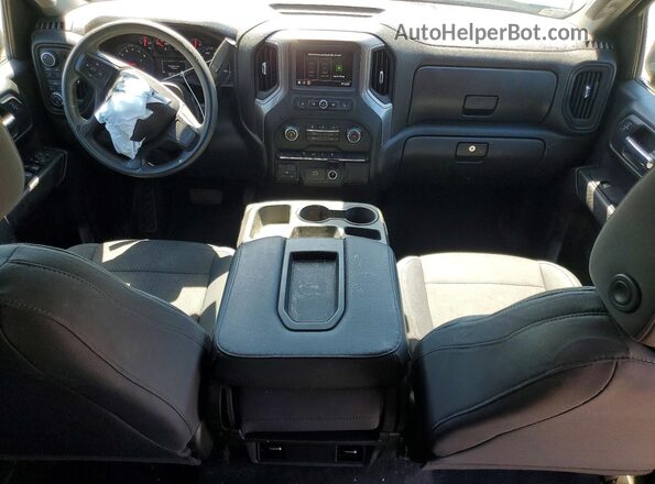 1GCPYCEF2KZ359810 2019 CHEVROLET SILVERADO Blue Вид панелі приладів