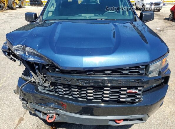 1GCPYCEF2KZ359810 2019 CHEVROLET SILVERADO Blue Вид задньої частини салону