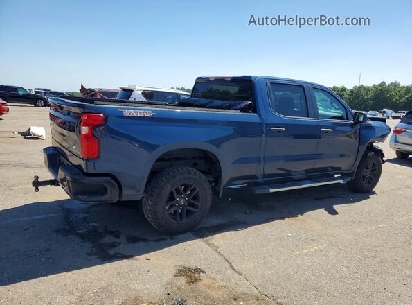 1GCPYCEF2KZ359810 2019 CHEVROLET SILVERADO Blue Задня права чверть