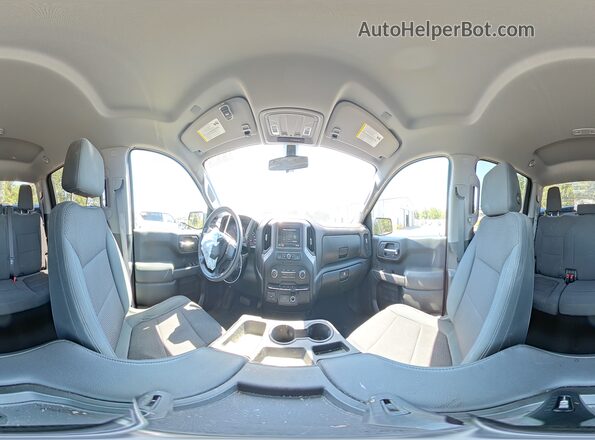 1GCPYCEF2KZ359810 2019 CHEVROLET SILVERADO Blue Вид наклейки з VIN-кодом