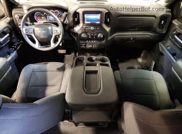 1GCPYCEF6MZ401091 2021 CHEVROLET SILVERADO Black 
