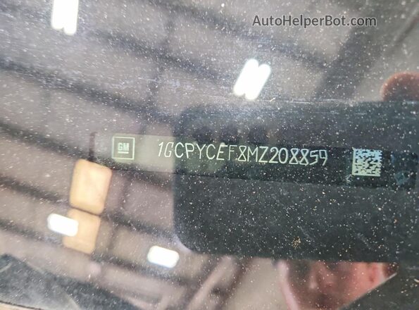 1GCPYCEF8MZ208859 2021 CHEVROLET SILVERADO Черный Вид подкапотного пространства