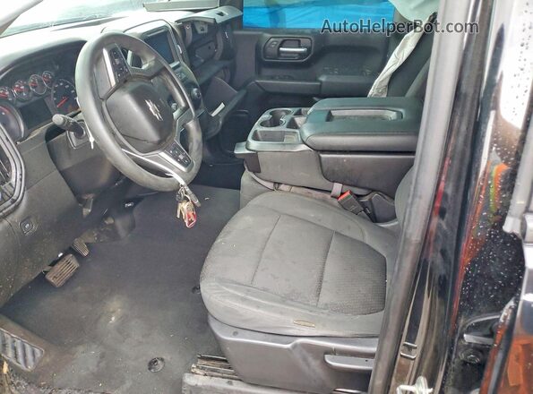 1GCPYCEFXMZ281649 2021 CHEVROLET SILVERADO Black 