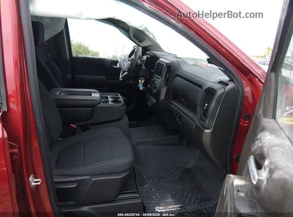 1GCPYCEK9NZ138657 2022 CHEVROLET SILVERADO Red Widok wnętrza z przodu