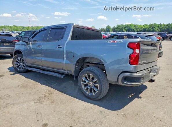 1GCPYEEK9MZ286558 2021 CHEVROLET SILVERADO Silver Trasero izquierdo