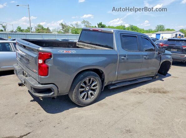 1GCPYEEK9MZ286558 2021 CHEVROLET SILVERADO Silver Trasero derecho