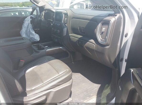 1GCPYFED0LZ320814 2020 CHEVROLET SILVERADO Silver Widok wnętrza z przodu