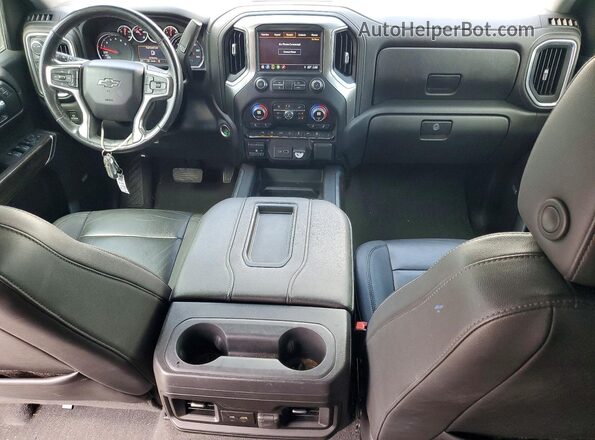 1GCPYFED0MZ294197 2021 CHEVROLET SILVERADO Черный 