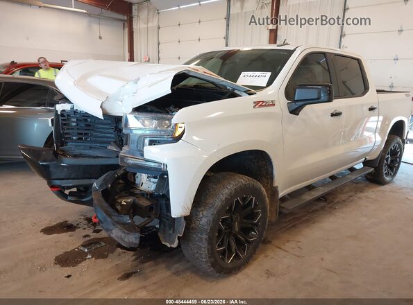 1GCPYFED0MZ372106 2021 CHEVROLET SILVERADO Белый Передняя левая четверть