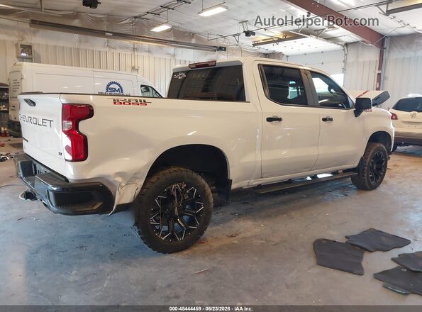 1GCPYFED0MZ372106 2021 CHEVROLET SILVERADO Белый Задняя правая четверть