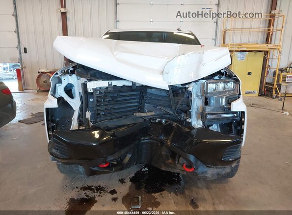 1GCPYFED0MZ372106 2021 CHEVROLET SILVERADO Белый Вид щитка приборов