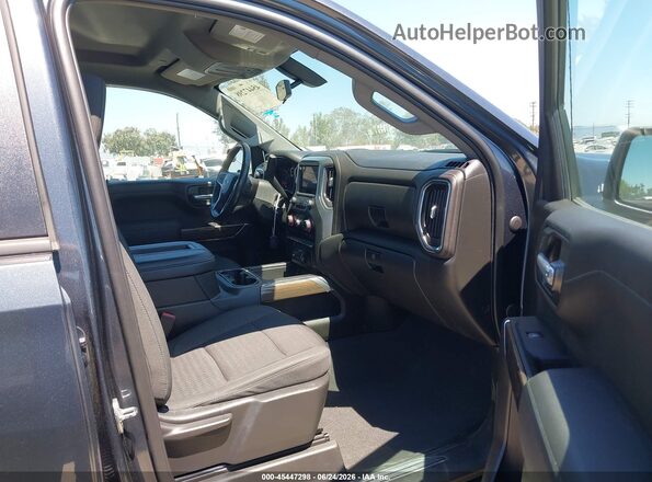 1GCPYFED0MZ426343 2021 CHEVROLET SILVERADO Gray Вид салону спереду