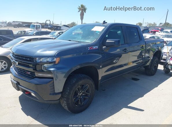 1GCPYFED0MZ426343 2021 CHEVROLET SILVERADO Gray Передня ліва чверть