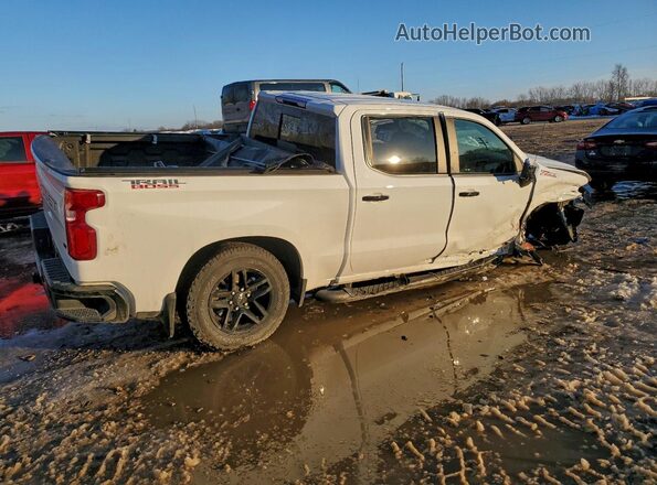 1GCPYFED1MZ157219 2021 CHEVROLET SILVERADO White Rear right