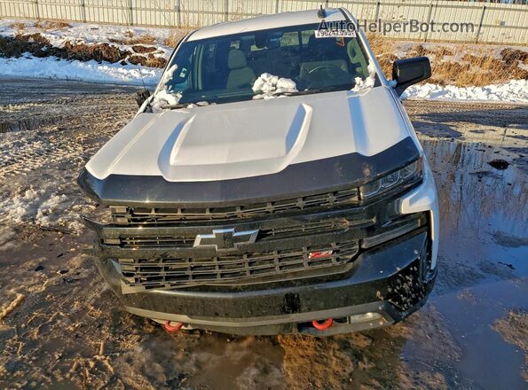 1GCPYFED1MZ157219 2021 CHEVROLET SILVERADO White Front view