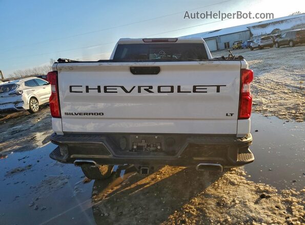 1GCPYFED1MZ157219 2021 CHEVROLET SILVERADO White Rear view