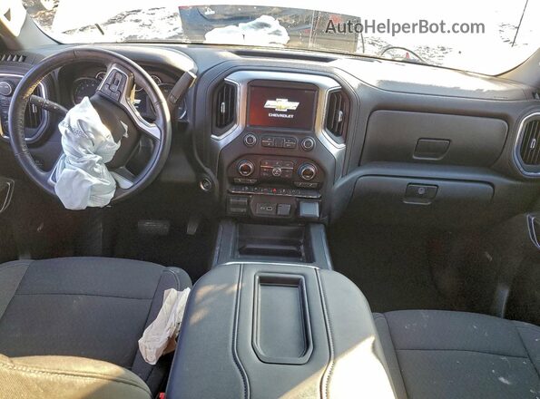 1GCPYFED1MZ157219 2021 CHEVROLET SILVERADO White Dashboard view