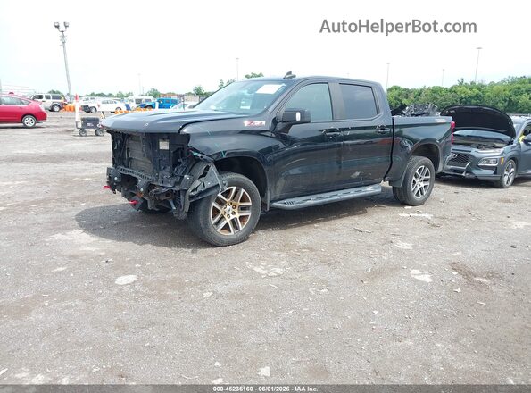1GCPYFED2KZ140829 2019 CHEVROLET SILVERADO Black Front left