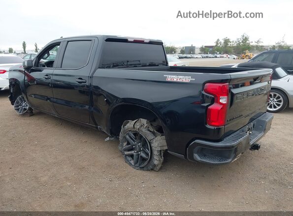 1GCPYFED2NZ227005 2022 CHEVROLET SILVERADO Black Tył lewy