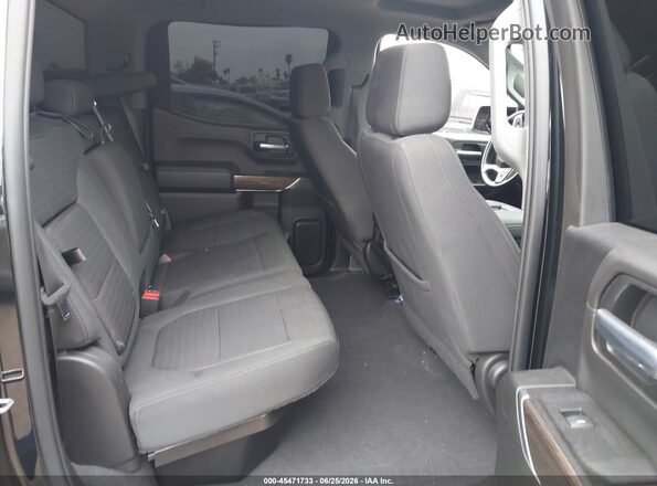 1GCPYFED2NZ227005 2022 CHEVROLET SILVERADO Black Widok naklejki z numerem VIN