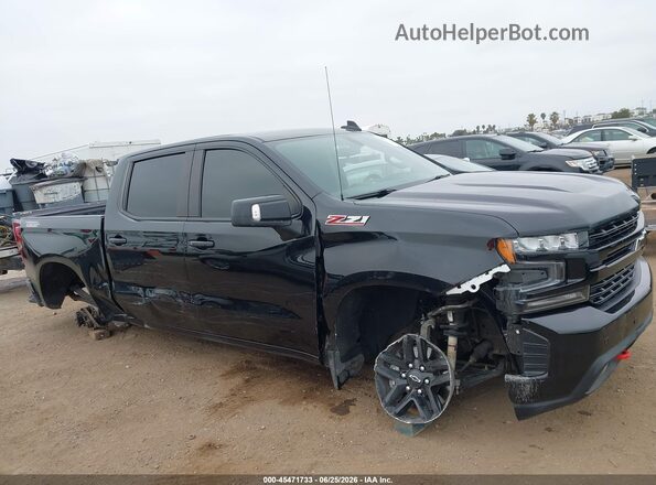 1GCPYFED2NZ227005 2022 CHEVROLET SILVERADO Black Widok wnętrza z tyłu