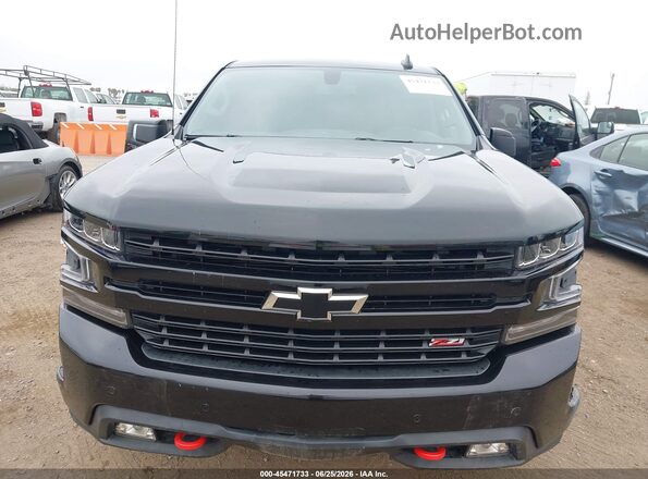 1GCPYFED2NZ227005 2022 CHEVROLET SILVERADO Black Widok zestawu wskaźników