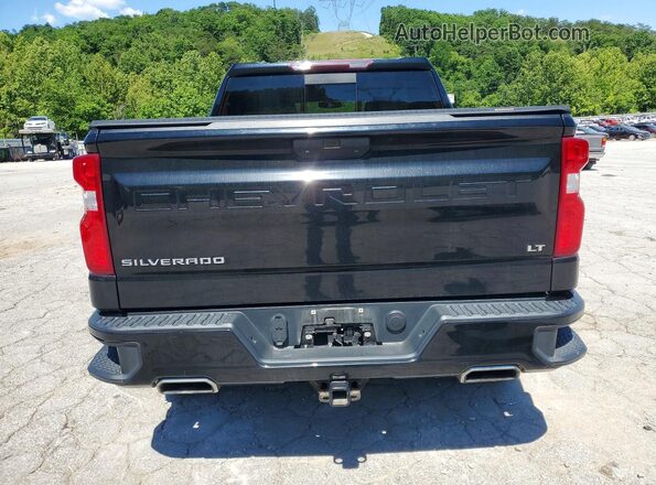 1GCPYFED3KZ376180 2019 CHEVROLET SILVERADO Черный Вид сзади