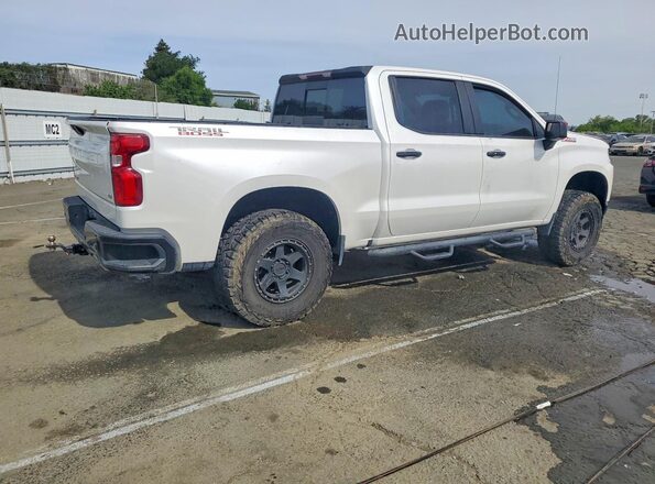 1GCPYFED3MZ308299 2021 CHEVROLET SILVERADO White Trasero derecho