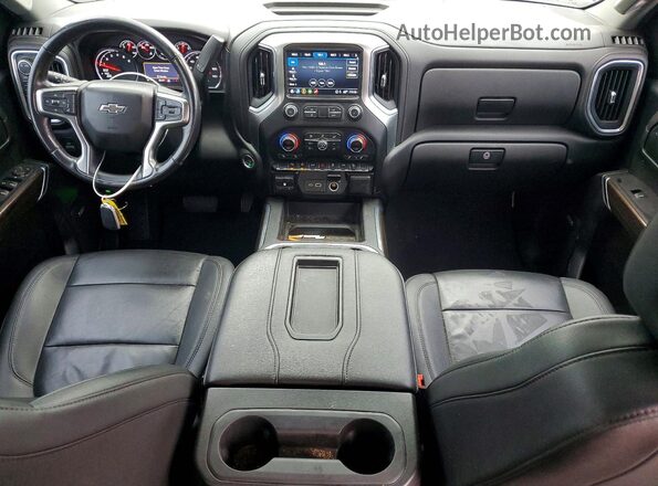 1GCPYFED3MZ308299 2021 CHEVROLET SILVERADO White Vista del salpicadero