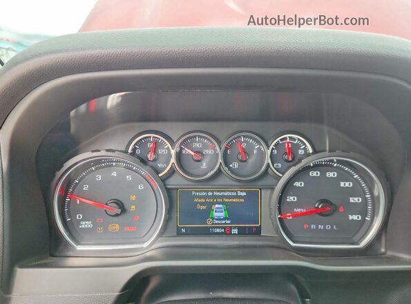 1GCPYFED4MZ386610 2021 CHEVROLET SILVERADO Red 