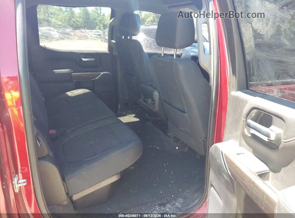 1GCPYFED4NZ220489 2022 CHEVROLET SILVERADO Red Вид наклейки з VIN-кодом