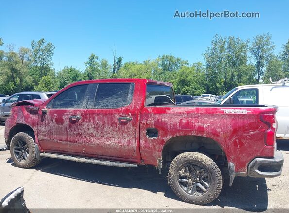 1GCPYFED4NZ220489 2022 CHEVROLET SILVERADO Red Панорамний вид салону 360°